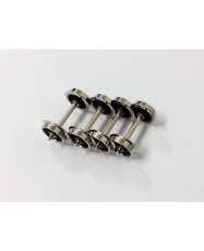 φ10.5スポーク車輪 片絶･プレーン 4軸入