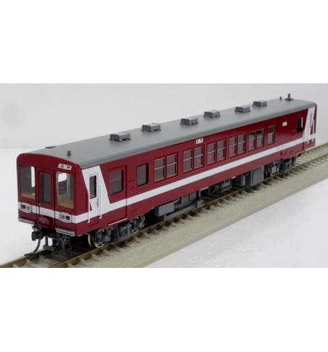 エンドウ　鹿島臨海鉄道6000形 2次型「新塗装」（側面方向幕付・M準）  真鍮製 スケール：1/80 レール幅16.5mmゲージ（HOゲージ）