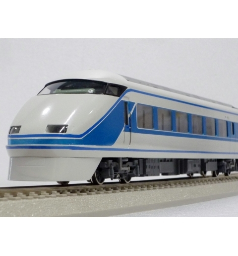 エンドウ  東武鉄道100形「スペーシア」リニューアル後  粋（淡い青）塗装6輌セット　 真鍮製 スケール：1/80 レール幅16.5mmゲージ（HOゲージ）