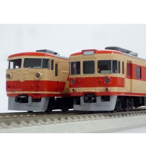 エンドウ 国鉄 157系 「準急色・お召し編成」5輌セット  　真鍮製 スケール：1/80 レール幅16.5mmゲージ（HOゲージ）