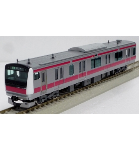 エンドウ　JR東日本 E233系　京葉線色　6輌セット　  真鍮製 スケール：1/80 レール幅16.5mmゲージ（HOゲージ）