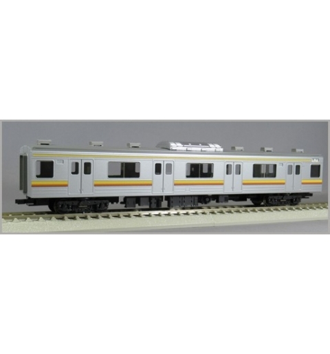 エンドウ JR東日本205系南武線色1200番代「前面改造車」（シングルアームパンタ）中間2輌Hセット　 真鍮製 スケール：1/80 レール幅16.5mmゲージ（HOゲージ）