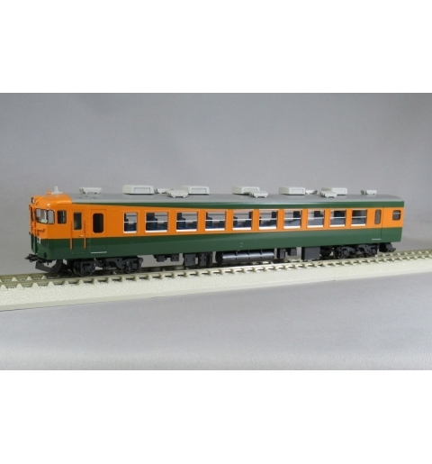 エンドウ JR東日本167系・冷房車・湘南色・角型ライト・4輌セット　 真鍮製 スケール：1/80 レール幅16.5mmゲージ（HOゲージ）