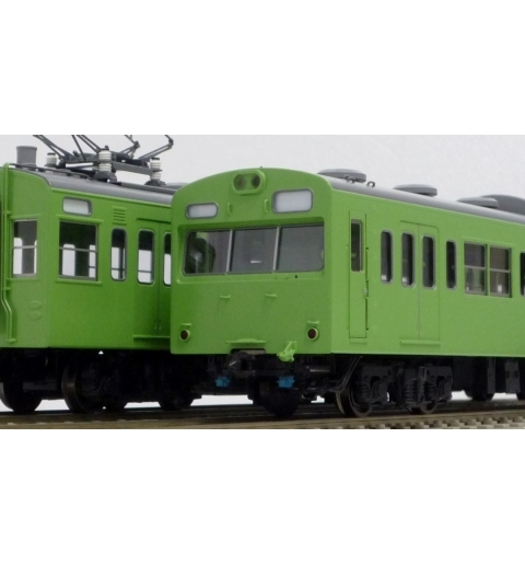 エンドウ　国鉄 103系 低運転台車「山手線・冷房車」基本4輌 Aセット　真鍮製 スケール：1/80 レール幅16.5mmゲージ（HOゲージ）
