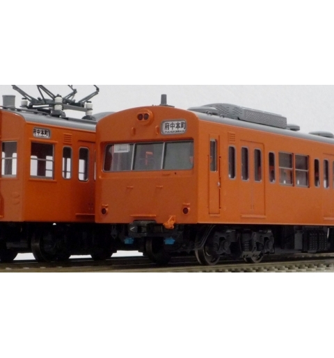 エンドウ　JR東日本 103系 低運転台 武蔵野線 基本4輌 Mセット  真鍮製 スケール：1/80 レール幅16.5mmゲージ（HOゲージ）