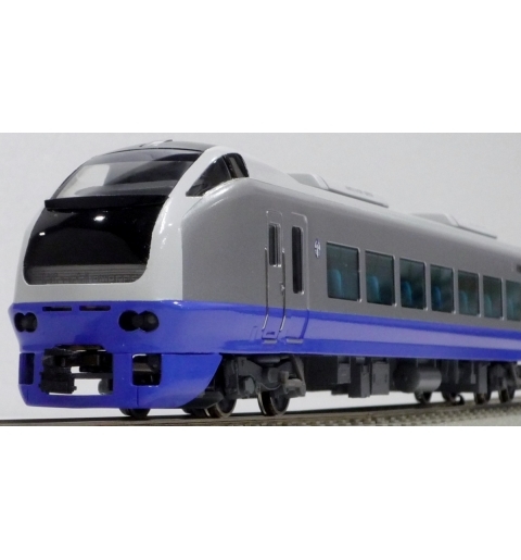 エンドウ　JR東日本 E653系「フレッシュひたち」ブルー　7輌 Bセット　真鍮製 スケール：1/80 レール幅16.5mmゲージ（HOゲージ）
